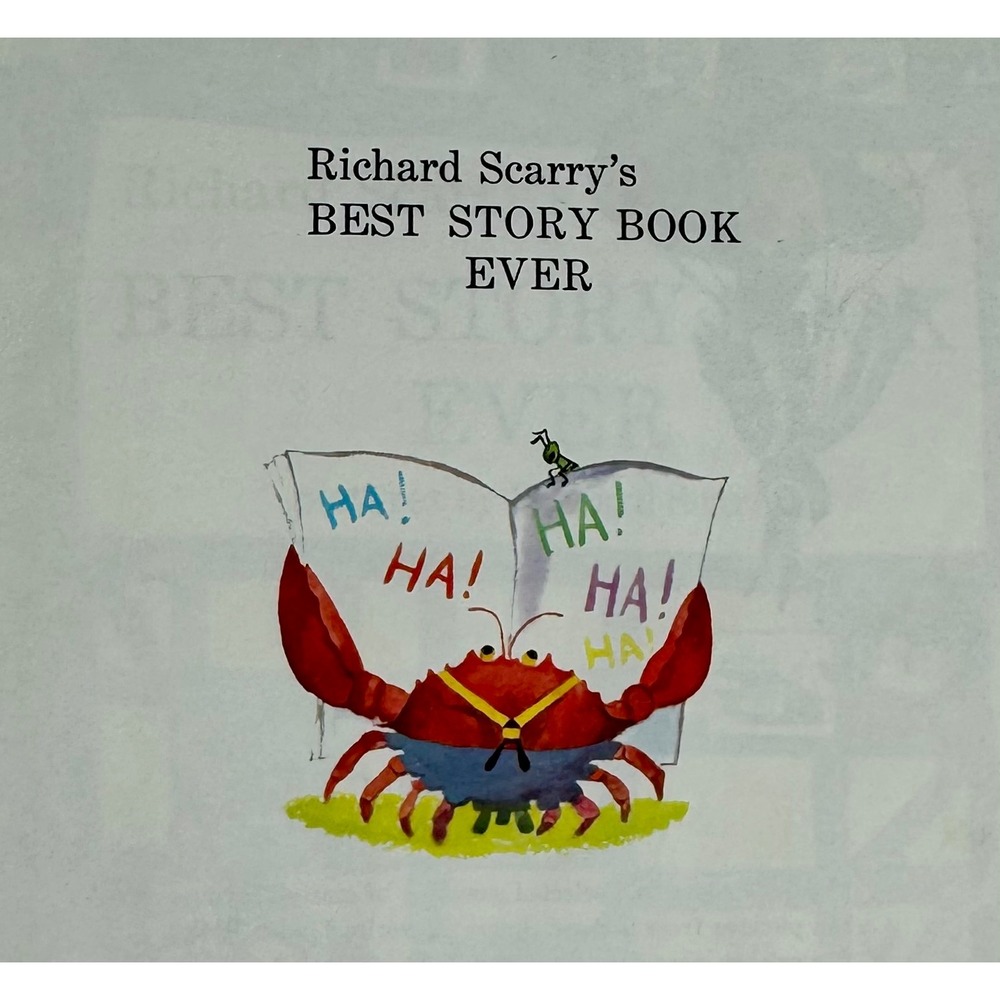 Richard Scarrys Best Story Book Ever 1969 De Luxe Golden Book Hardcover Vintage - Picture 6 of 11